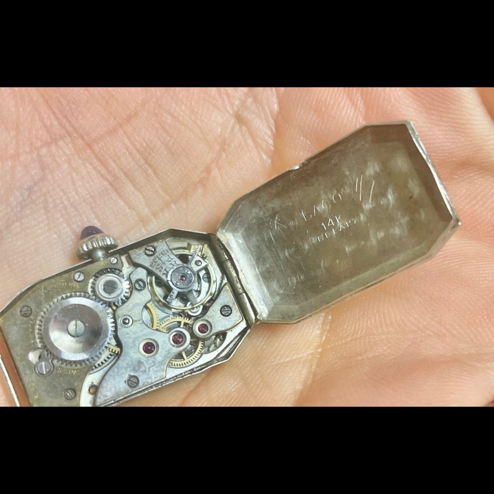 14k gold, watch